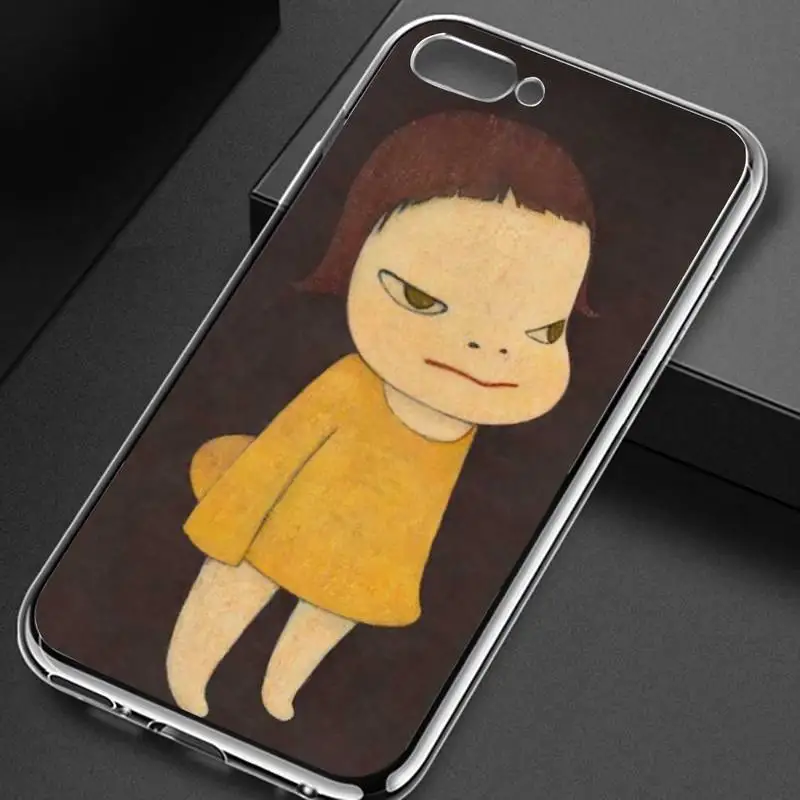 

YNDFCNB Yoshitomo Nara Phone Case Transparent for iPhone Samsung xiaomi huawei p 11 12 6 7 8 9 20 30 40 Pro X Max XR Plus lite
