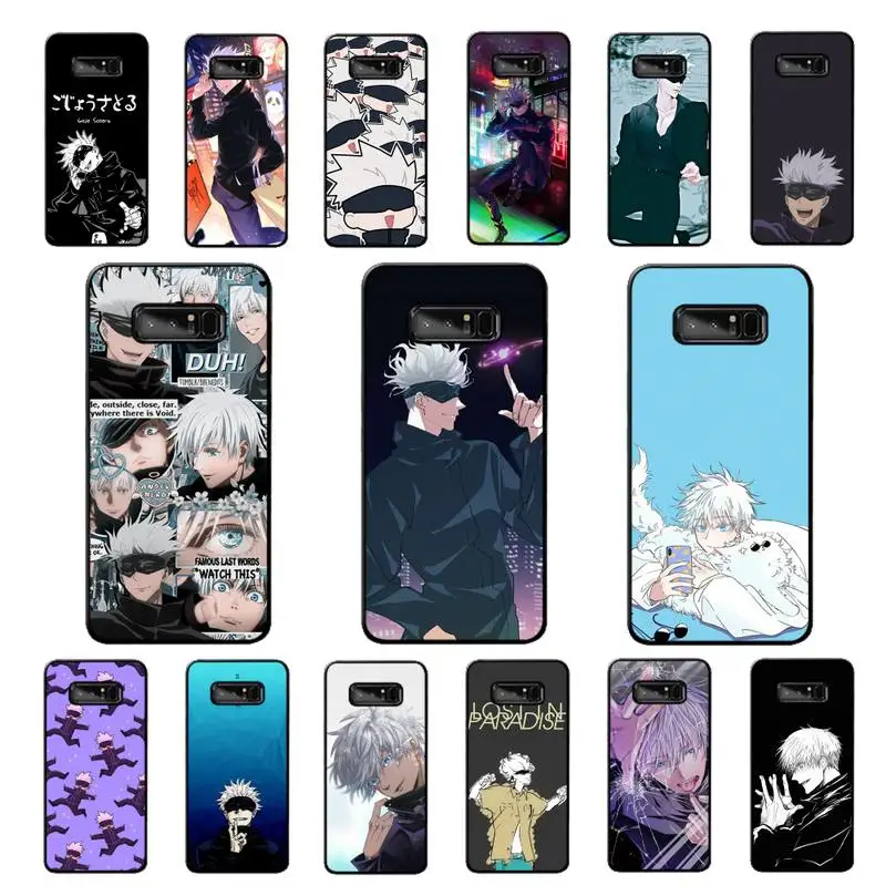 

MaiYaCa Anime Jujutsu Kaisen Gojo Satoru Phone Case for Samsung Note 5 7 8 9 10 20 pro plus lite ultra A21 12 02