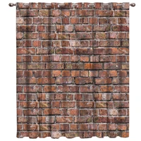 crack in stone brick wall retro red stone wallpaper window treatments curtains valance window curtains dark window blinds living