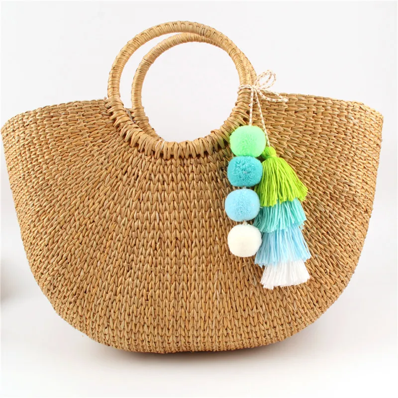 

LZHLQ Brand Colorful Pompones Cute Pom Pom Tassels Pompom For Women Purse Accessories Fashion Jewelry Bag Decoration Pendant