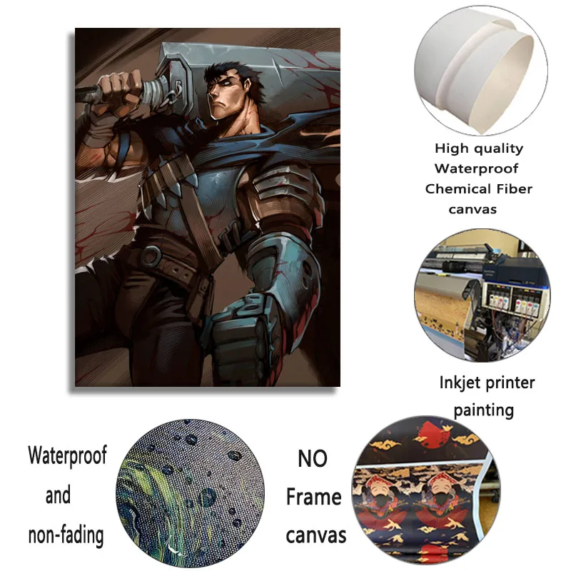 Домашнее украшение холст картины фотообои аниме скандинавский плакат Hd печать