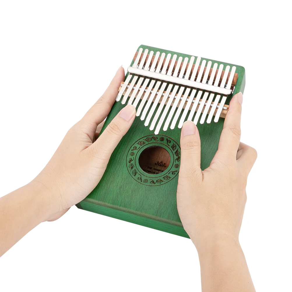 1 набор 17 клавиш пианино портативный винтажный калимба акация мангиум
