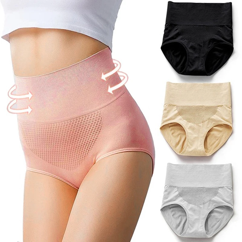 

3pcs/lot Women High Waist Shapers Seamless Shapewear Tummy Control Corset Briefs Magic Body Shapewear Lady Corset Underwear