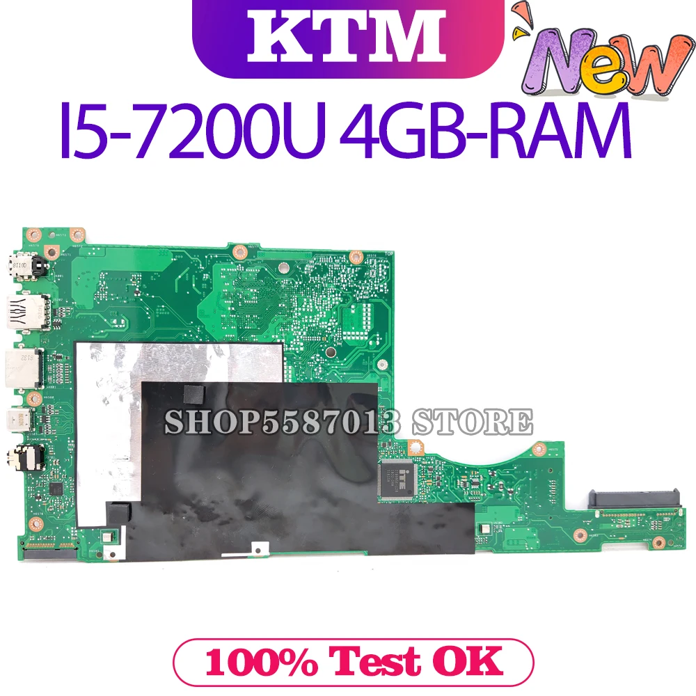 

X411UA for ASUS X411U X411UQ S4000V S4200V laptop motherboard mainboard 100% test OK I5-7200U 4GB-RAM
