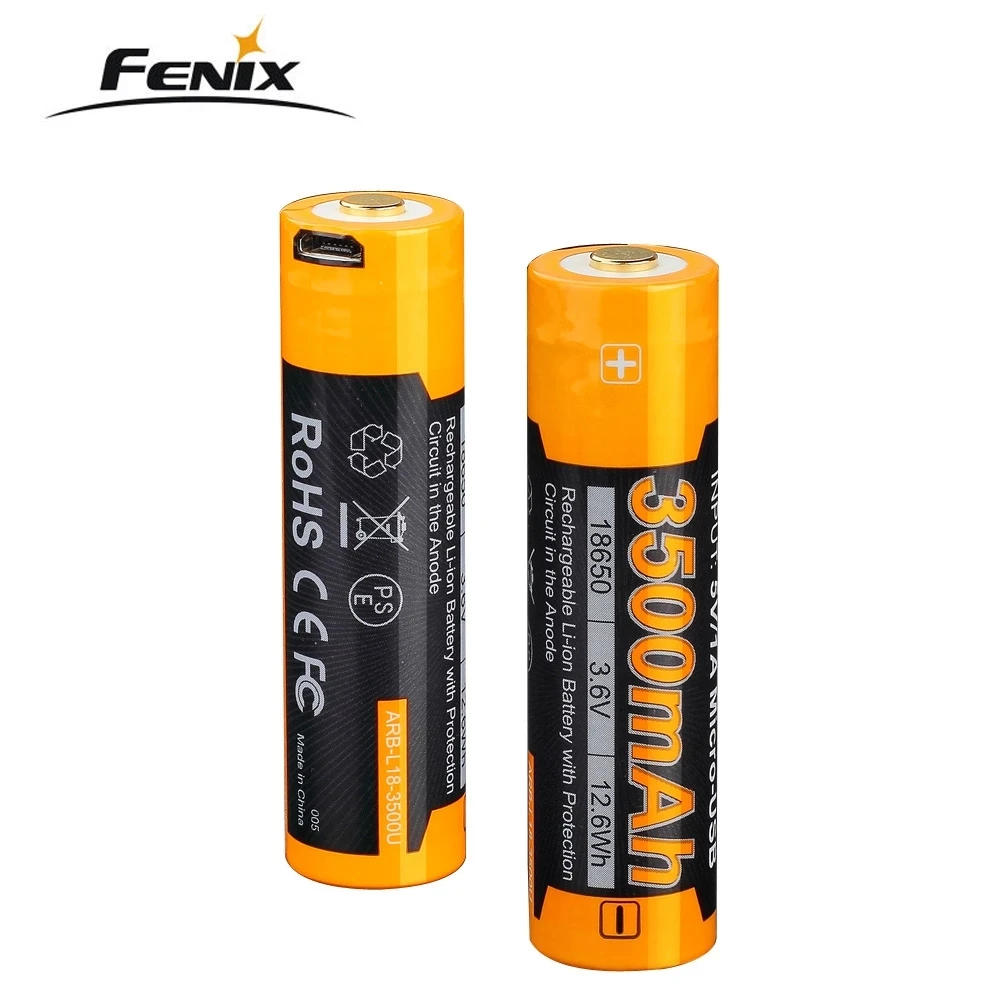 Fenix ARB L18 3500 3500U мА/ч 18650 USB литий ионная аккумуляторная батарея|Портативные