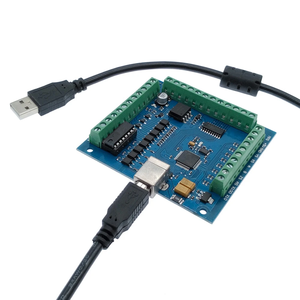 ЧПУ Mach3 100 кГц USB 4 осевая плата управления разрывом Стандартная карта движением