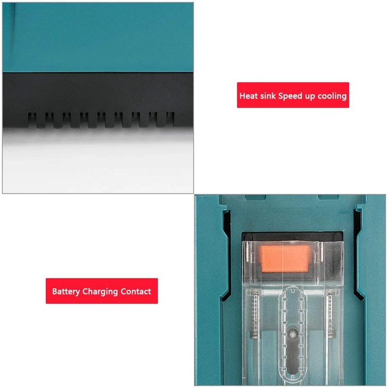 

Lithium Battery Charger for Makita 14.4V-18V BL1830 BL1840 BL1850 BL1860 BL1815 BL1430 BL1450 BL1440 EU Plug