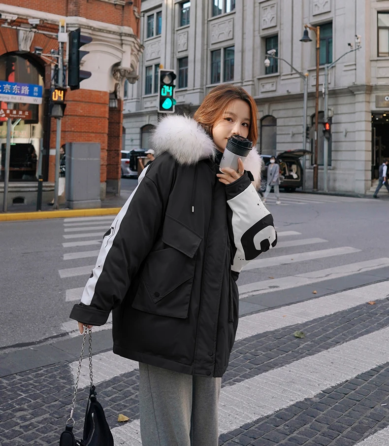 Новинка 2021 хлопковая одежда Зимняя парка Женская Теплая стеганая куртка с