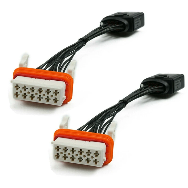 

2X Headlight Wiring Harness Left Right for Porsche Cayenne Xenon for 95563123911