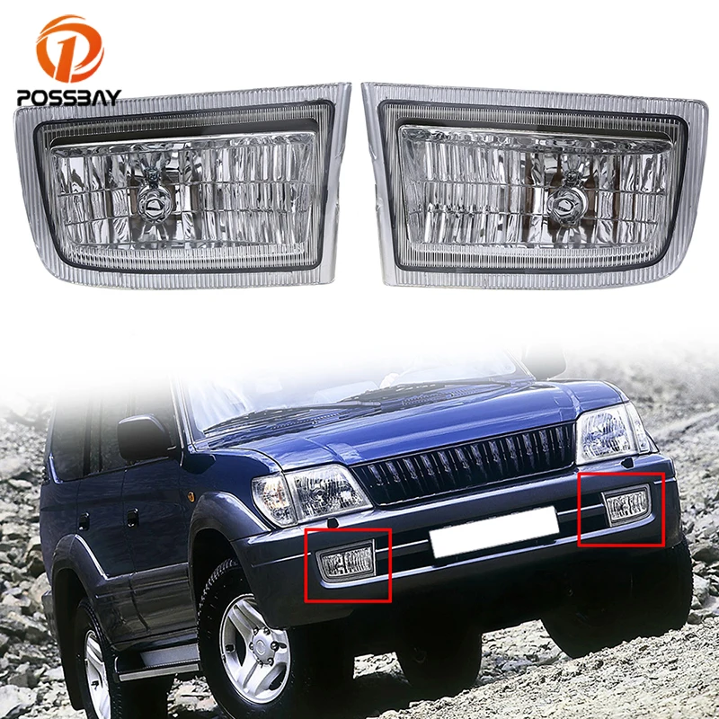 Posbay автомобильный передний бампер противотуманный светильник для Toyota Land Cruiser