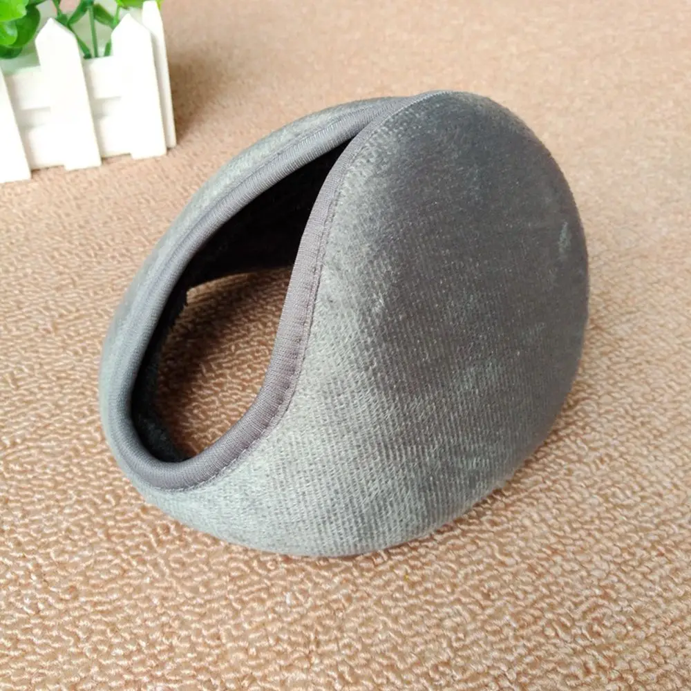 grey Новинка, унисекс, одноцветные наушники для женщин и мужчин, защита для ушей, утолщенный плюшевый мягкий теплый наушник, Осень-зима, теплый подарок, горячая распродажа - Цвет: grey