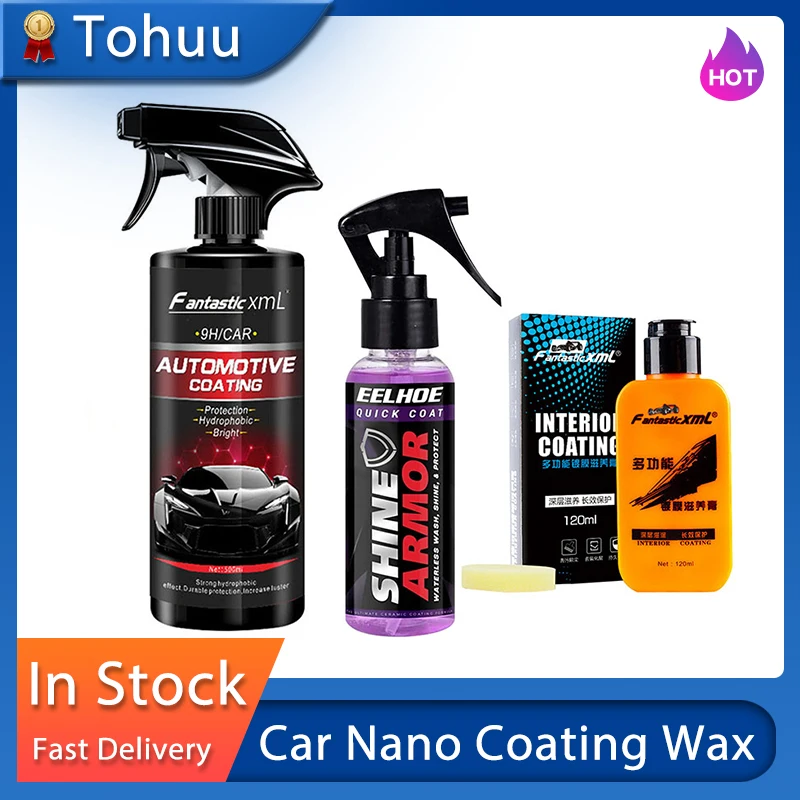 500 мл автомобильный спрей воск автоочищающий жидкий керамический покрытие для