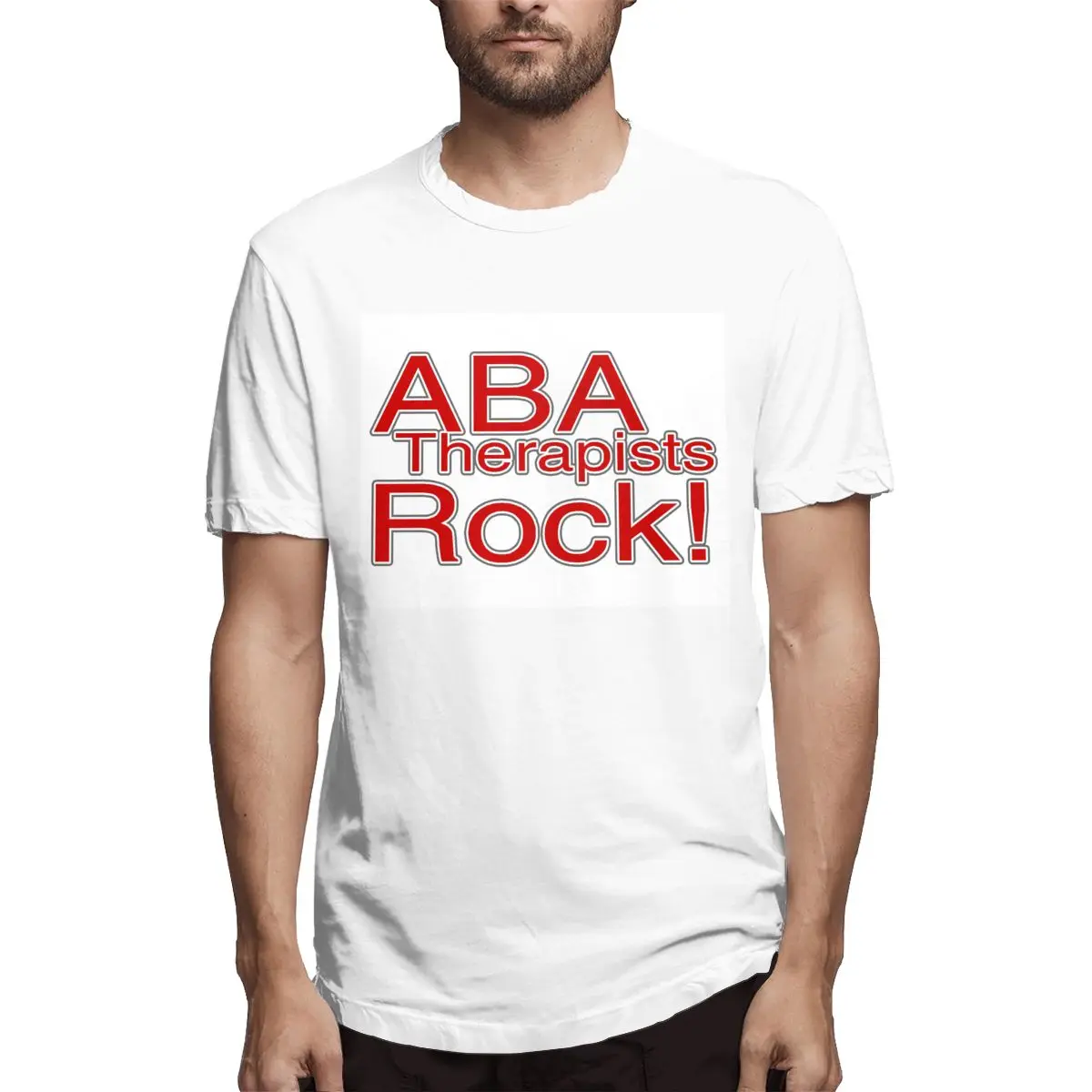 

Футболка therapaba Ists Rock (красная) Graphic, Мужская хлопковая футболка с коротким рукавом, Забавные топы