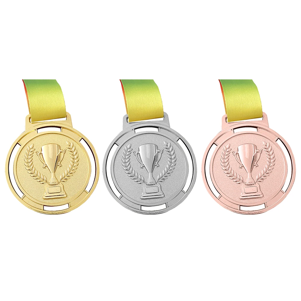 

Award Medal Gold Silver Bronze Winner Reward Encourage Badge Competitions Prizes Outdoor Kids Games Competition winner Souvenir