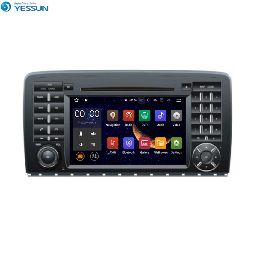Автомагнитола YESSUN для Benz ML CLASS W164 / GL X164 2005 ~ 2012 Android gps навигация DVD мультимедиа