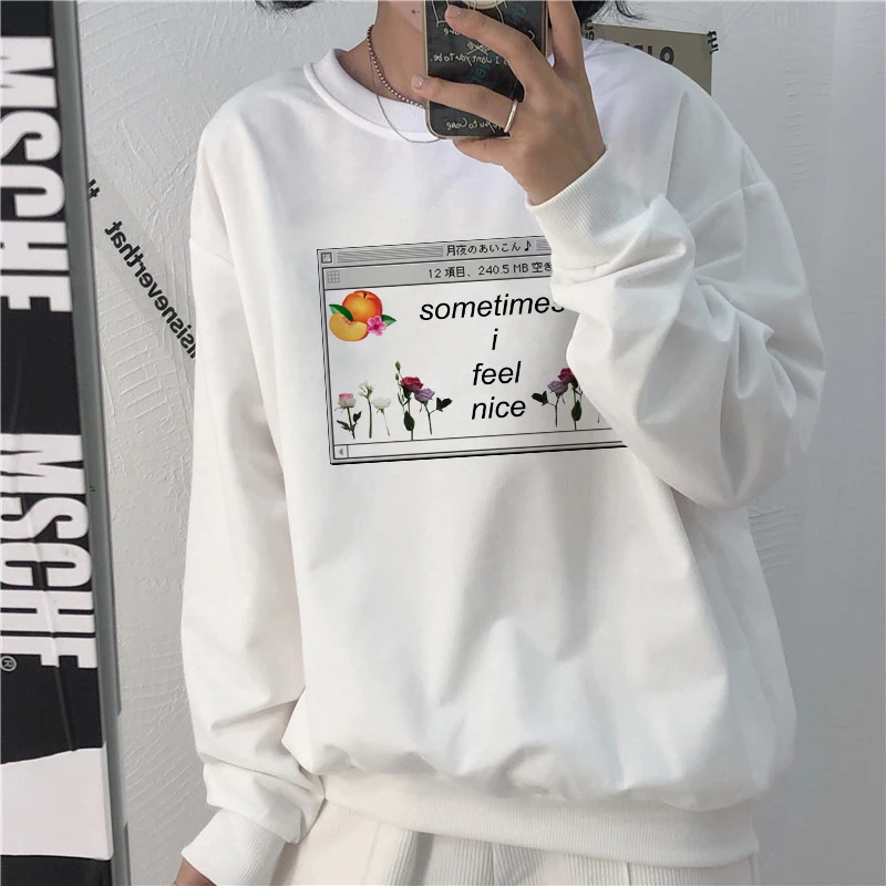 

Женский свитшот с длинным рукавом, в стиле Харадзюку