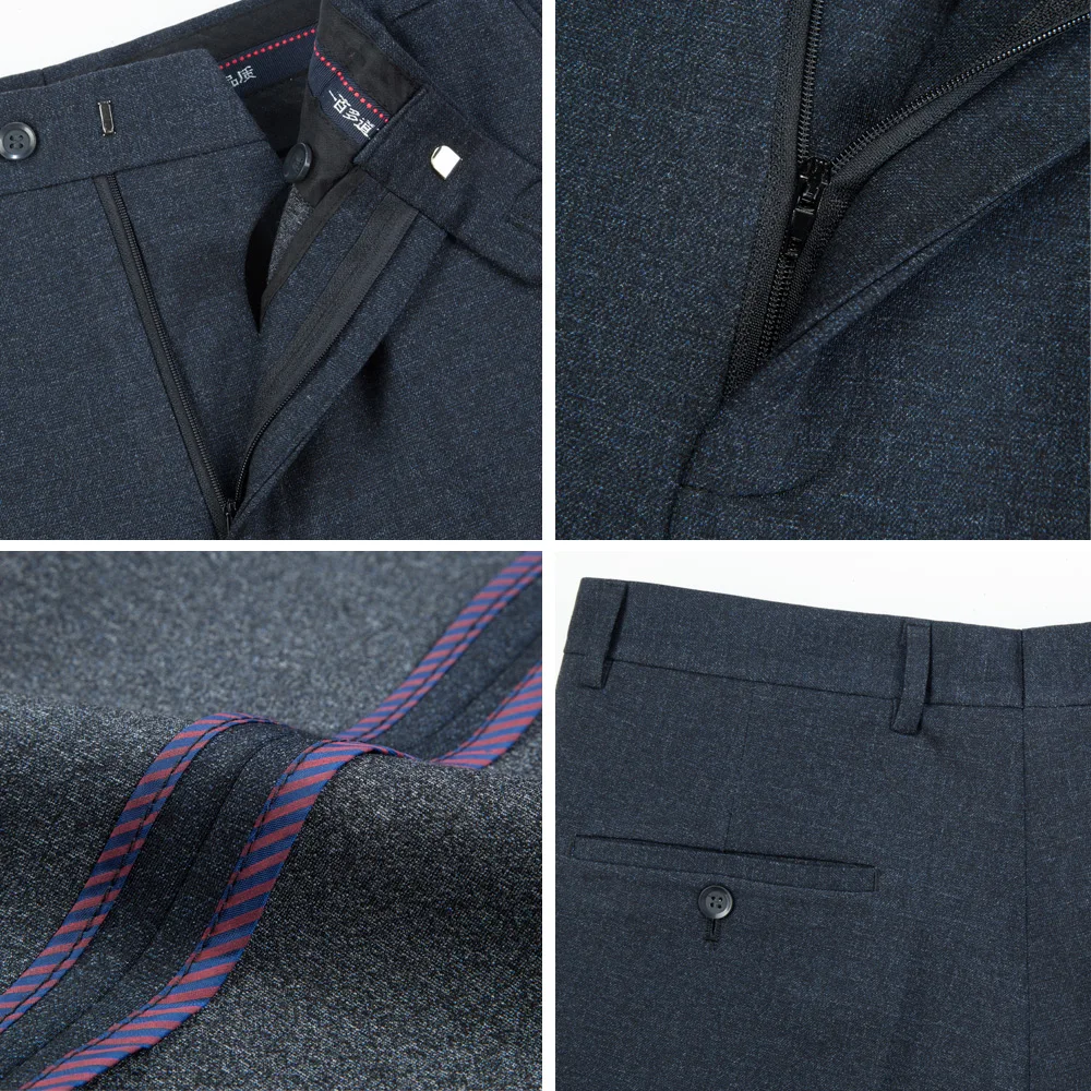 Новинка Осень 2020 Модные мужские Хлопковые вязаные Костюмные брюки Mu Yuan Yang