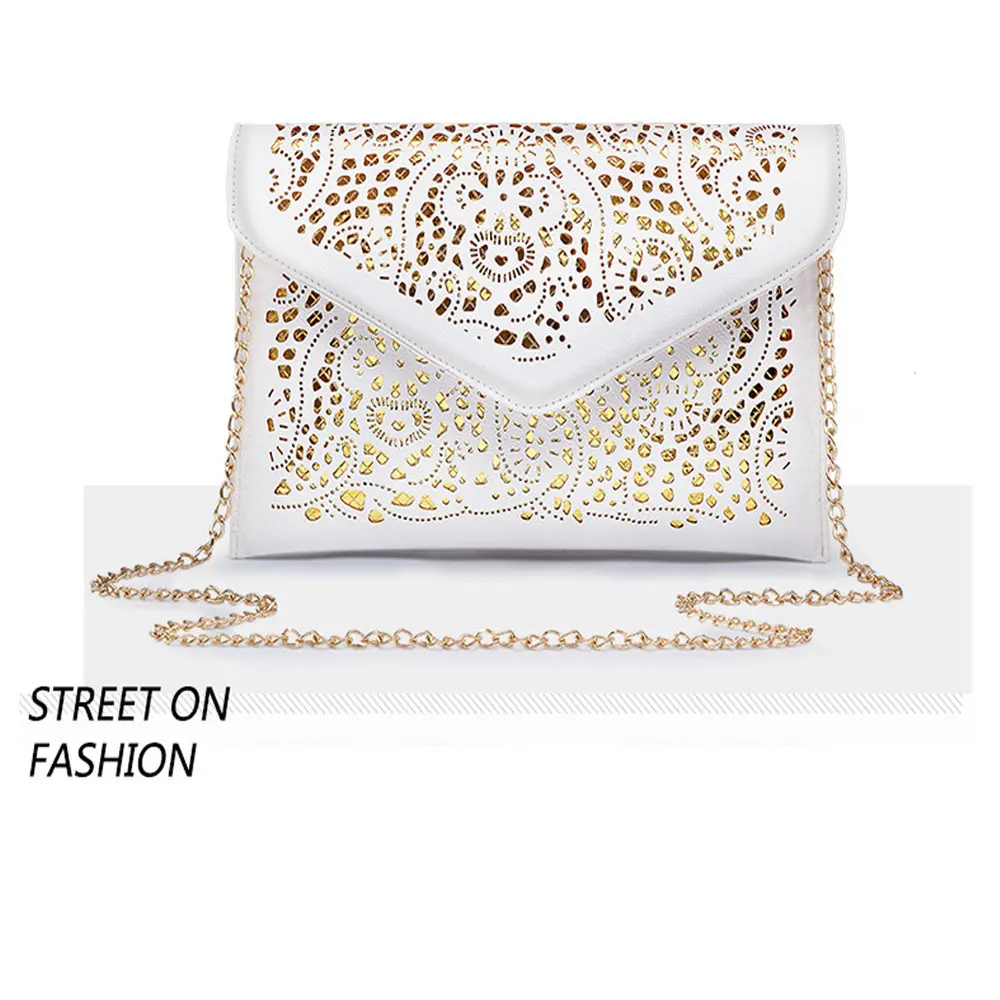 Новинка 2020 модная открытая сумка конверт Маленькая женская кожаная через плечо