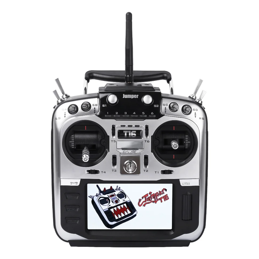 Jumper T16 Plus/T16 Pro Hall Gimbal с открытым исходным кодом мультипротокол радио передатчик JumperTX 2,4G 16CH 4,3 дюймов lcd для FPV дрона