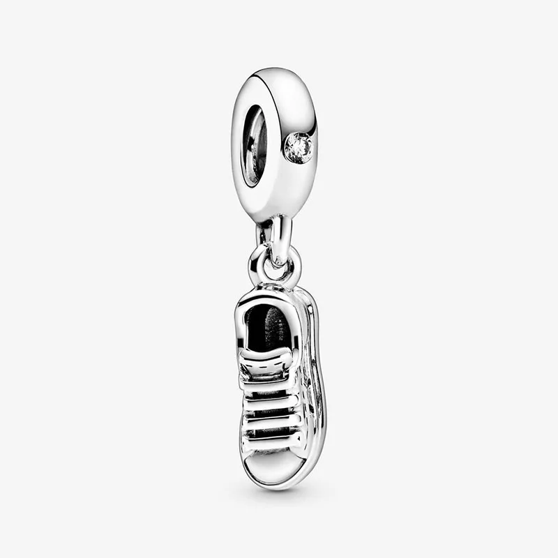 2020 New 925 Sterling Silver Beads Sneaker Shoe Dangle Charms Fit Original Pandora Bracelets Women Diy Fashion Jewelry