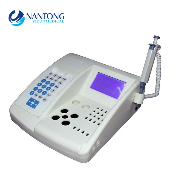 

Multi-language coagulation analyzer machine