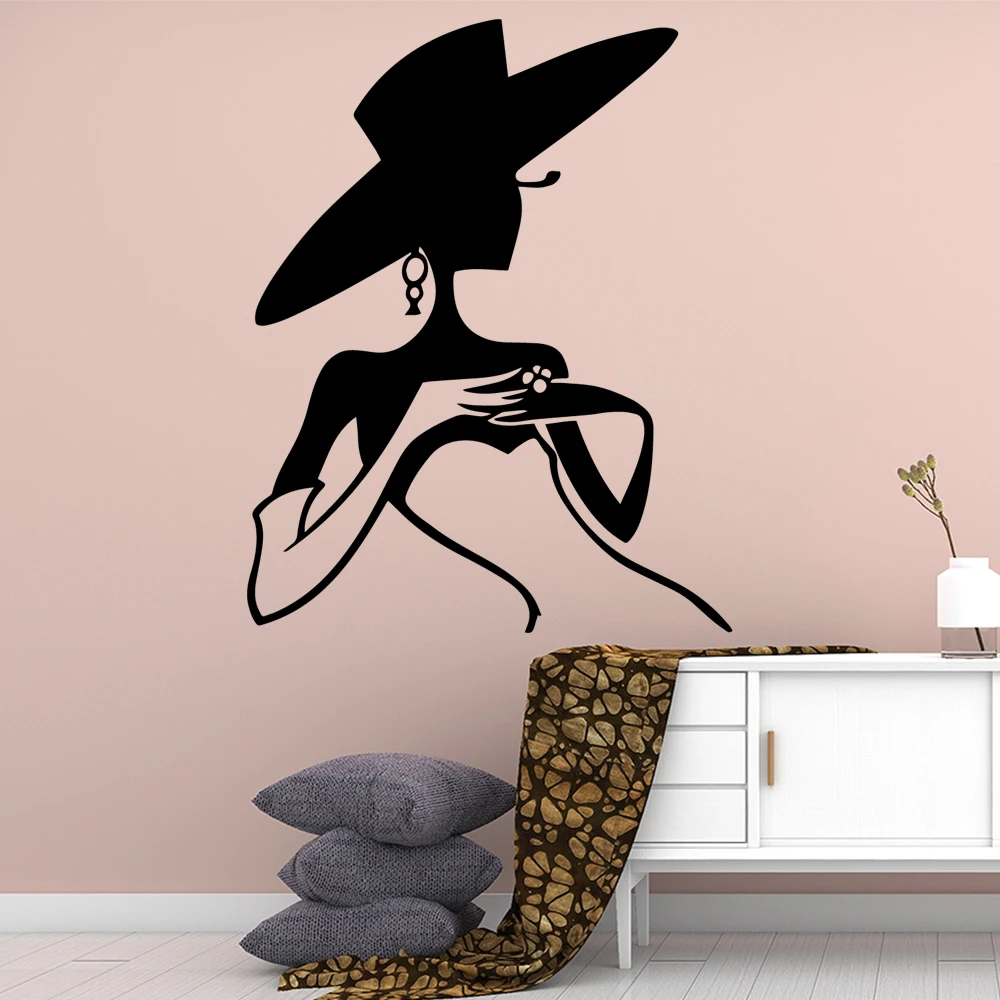 Diy модные женские виниловые наклейки для защиты окружающей среды гостиной