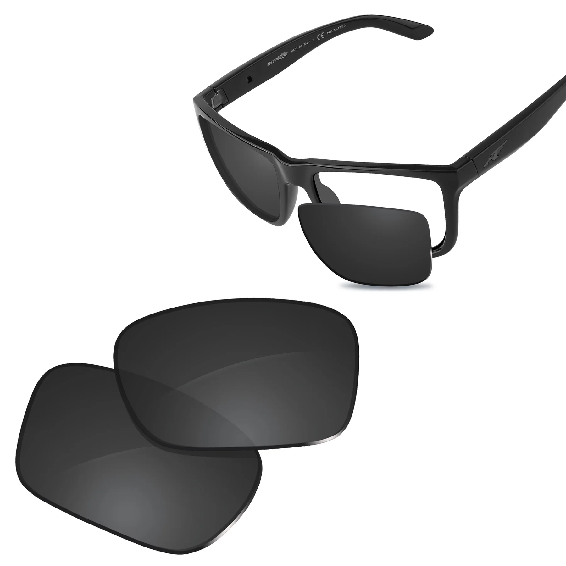 Glintbay-gafas de sol polarizadas de varios colores, lentes de repuesto polarizadas de nuevo rendimiento para arcdma Witch Doctor AN4177