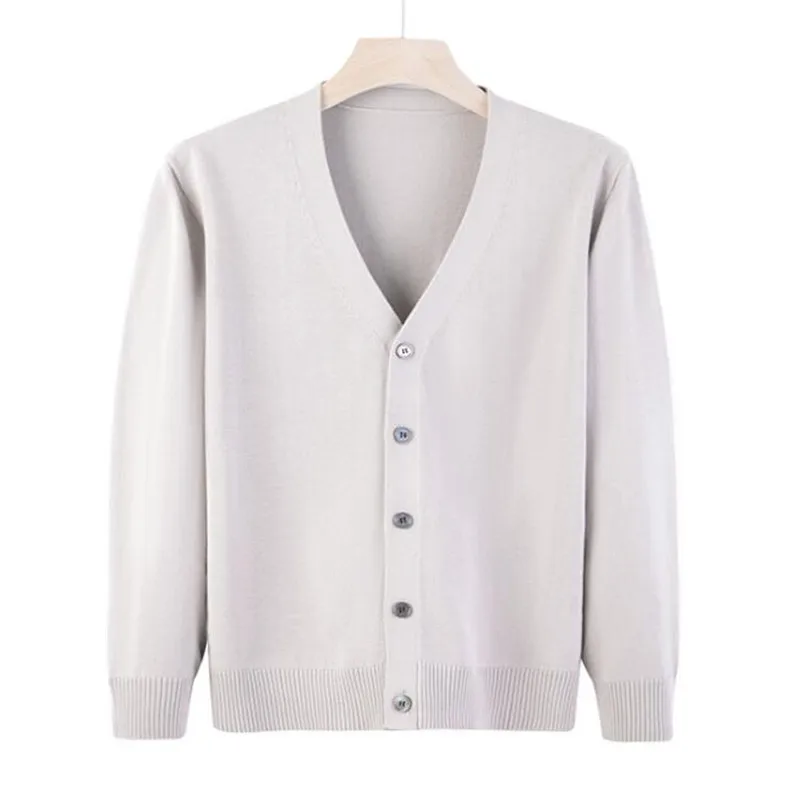 

New Fashion Sweaters Men Cardigan High-quality Knitwear V Neck Casual Clothing Male Knitting cardigan
