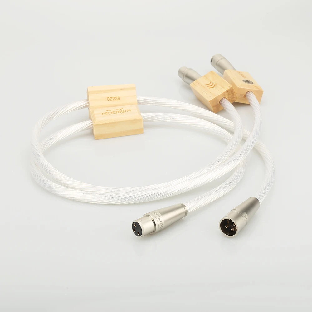 1 пара Hi Fi серебристый вспомогательный соединительный XLR кабель для усилителя CD
