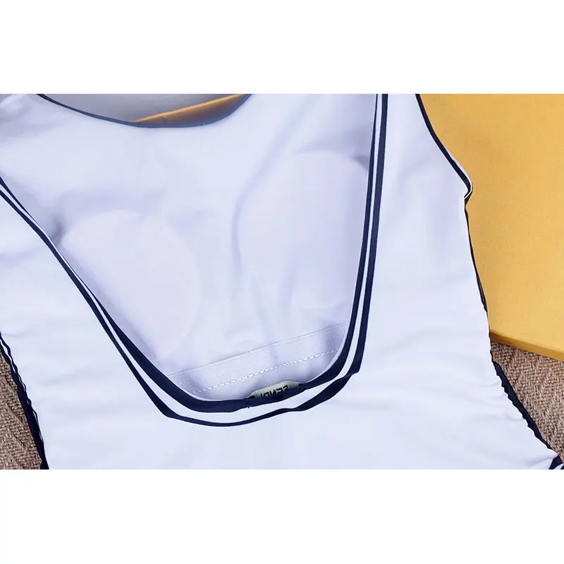 Белый Роскошный дизайнерский шею купальник пуш ап бразильские бикини Одна