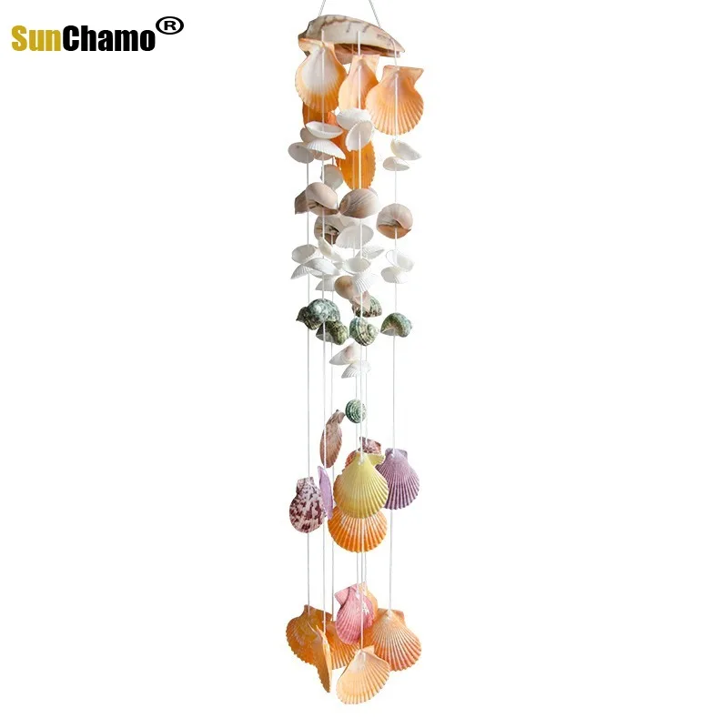 Hot Sales Creative DIY Shell Wind Bell Material Package Kindergarten Children Parent-child Intelligence Handmade Contest Hanging | Дом и сад