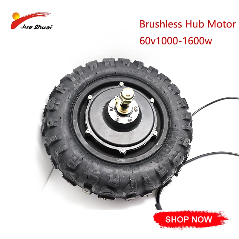 1" 60V 1000-1600w мотор E скутер вакуумный комплект для преобразования шин Электрический скутер части колеса DIY E велосипед бесщеточный концентратор мотор