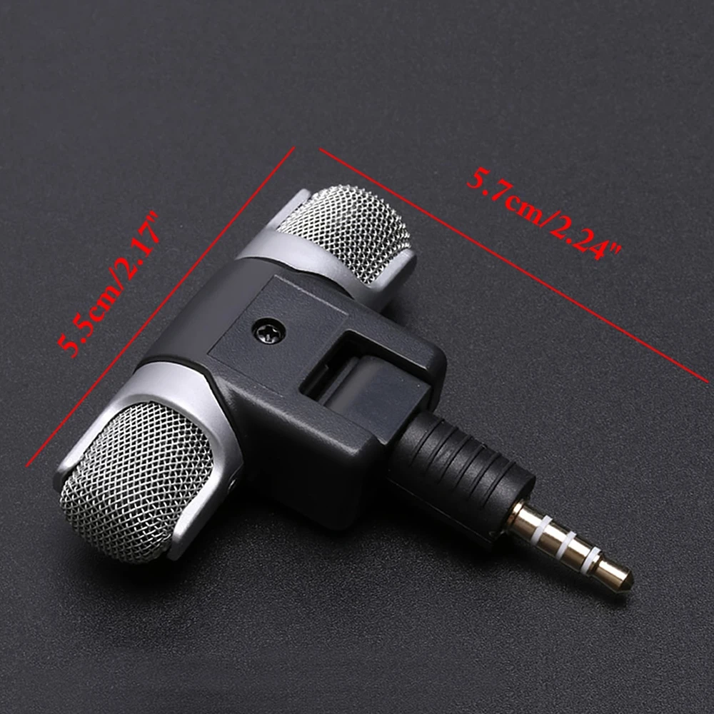 Stereo Microphone Laptop microphone mini 3.5mm voice recorder phone Consumer Electronics Electret capacitor Voice Mic | Электроника