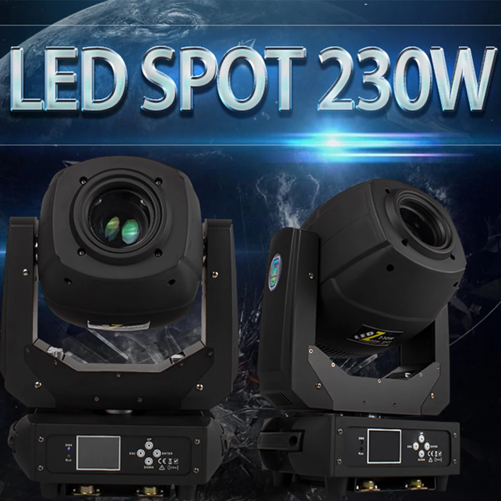 Светодиодный точечный луч DJWORLD фокус 230 Вт движущиеся головки стробоскоп DMX512