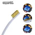 Инструмент для 3D принтера, медная проволока, зубная щетка, насадка, щетка для чистки сопланагревательного блокагорячего Станина Hotend, очиститель для удаления ржавчины