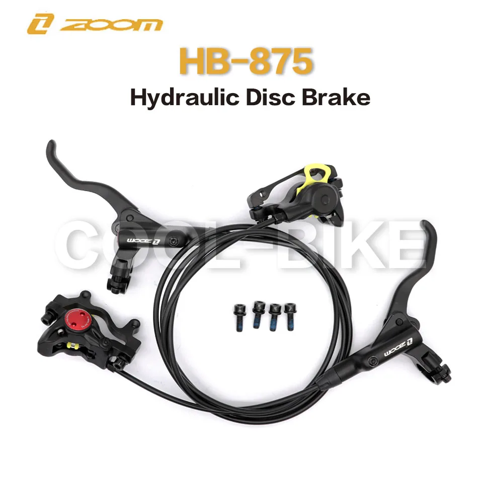 

Zoom HB 875 HB-875 MTB Hydraulic Disc Brake Front Rear Calipers Set 22MM Mountain Bike Left Right Brake Lever Kit Bicycle Brake
