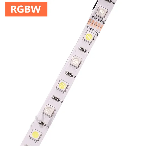 RGBW 5050 RGB Светодиодная лента 60 Светодиодный s/m RGBW RGBWW RGB CCT белый теплый белый светодиодный свет водонепроницаемый 12 В светодиодный свет для дома - Испускаемый цвет: RGBW