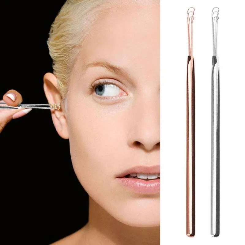 

1 шт. копания уха Палочки очиститель ухочистка Ухо Уход за здоровьем чистки Сталь уха Палочки очиститель Портативный копать Ушная кюрета ин...