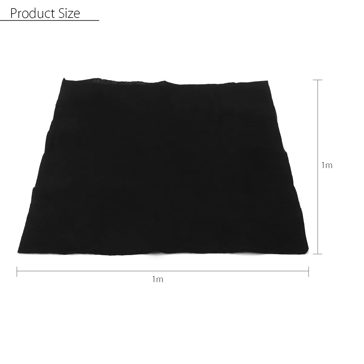 

1m*1m*3mm Home Fabric Air Conditioner Activated Carbon Purifier Pre Filter Fabric Sheet Pad