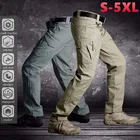 Брюки-карго мужские тактические, приталенные штаны в стиле милитари, армейские спецназ, много карманов, водонепроницаемые износостойкие, повседневные