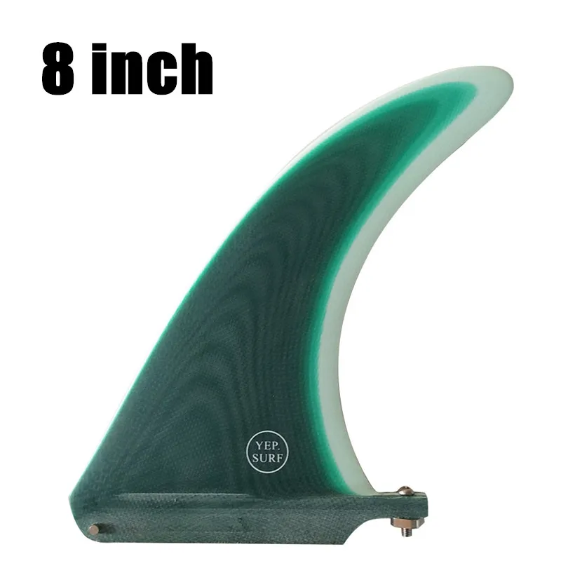 Green 8 inch " /8"/" /11" серфинговая доска для серфинга, одна коробка, плавник для серфинга, Лонгборд, длина 10,25 дюймов, sup, аксессуары, производительность, стиль noserider - Цвет: Green 8 inch