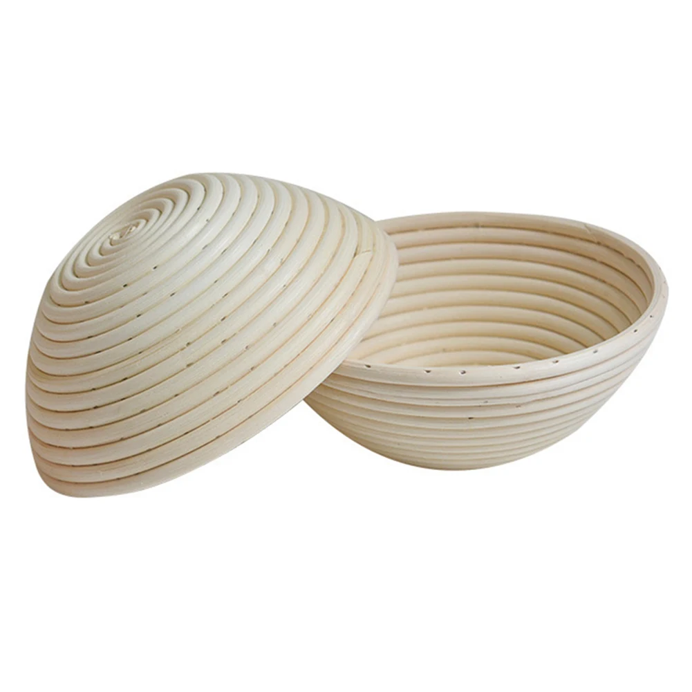 Ферментация хлеба корзина из натурального ротанга круглая для выращивания теста