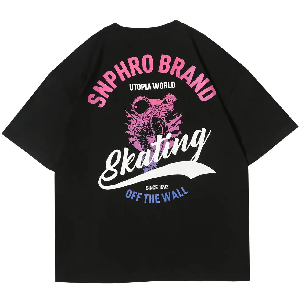 Женские и мужские футболки с принтом Харадзюку для мальчиков уличная одежда в