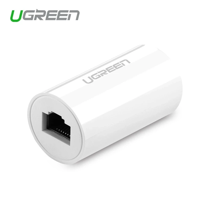 Ethernet адаптер Ugreen RJ45 8P8C гнездо анти гром соединитель Rj45 сетевой удлинитель
