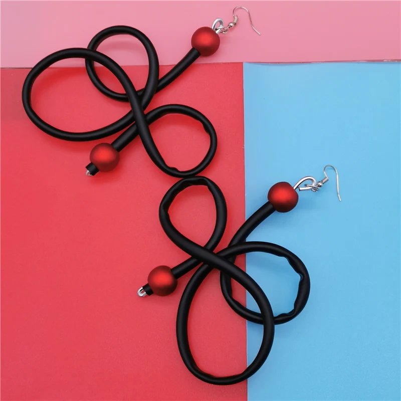 

Marliwoo New Bowknot Drop Earrings Handmade Designer Earring For Women Leather Earrings Bohemia Ethnic Jewelry Festival Gifts