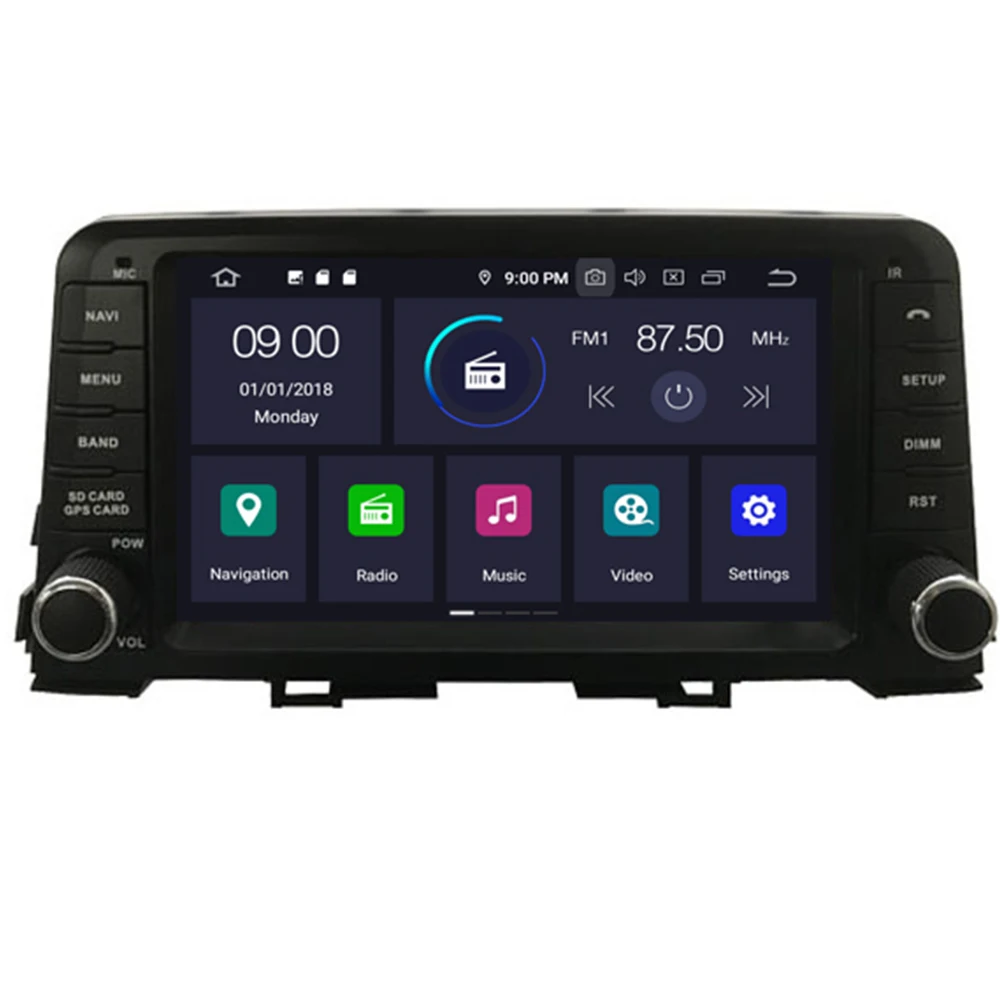 8 &quotAndroid 10 сенсорный экран Специальный 2 din автомобильный DVD для Kia Picanto 2017 2018 (JA) и
