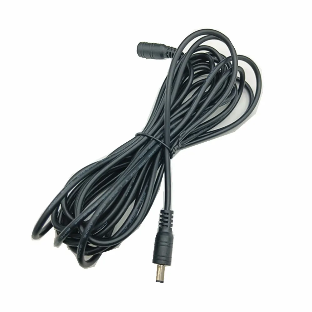 

10m 5m 3M 2m 1m 5.5 x 2.1mm DC Power connector Jack Adapter lead cord 12v cable DC female Male extension external Plug
