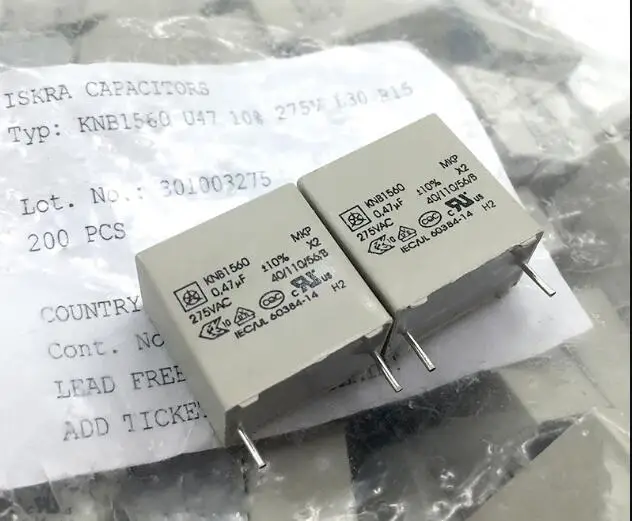 10 шт 1 лот MKP 0 47 мкФ 474 470NF 275V 305V пленочный конденсатор KNB1560|Конденсаторы| |