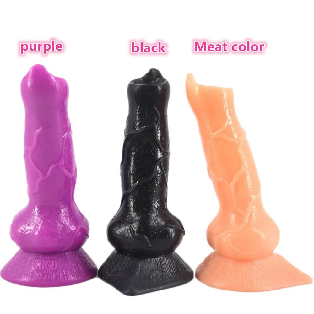 Фаллоимитатор собаки фаллоимитатор и волка для женщин мастурбатор лесбиянок