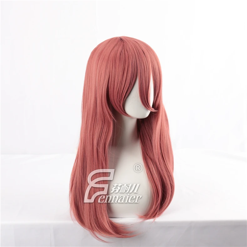 Парик для косплея Накано Мику из мультфильма квинтуплет Длинные розовые